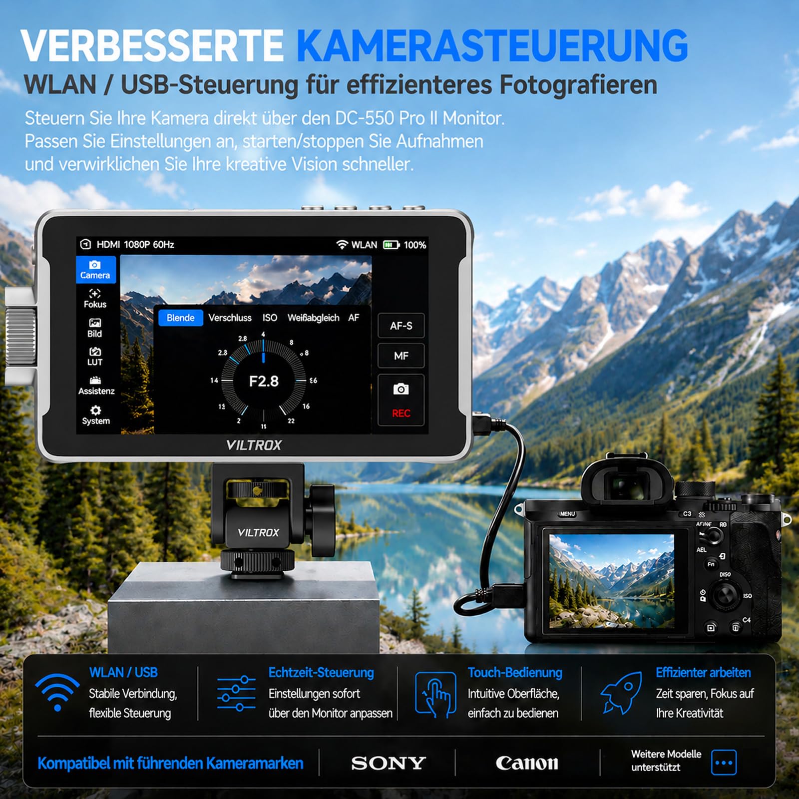 Amazon.com : VILTROX DC-550 Pro ii 5.5